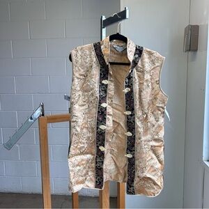 Silk Mandarin Vest
